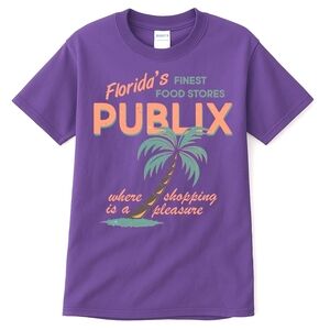 Publix Purple Graphic Tee Unisex Large